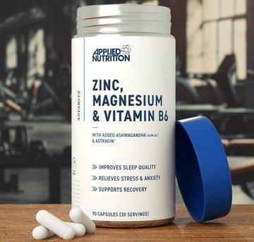 Zinc, Magnesio y Vitamina B6 con Ashwagandha y AstraGin - Montber Professional Brand