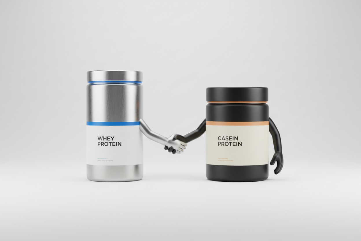 Proteína whey vs caseína