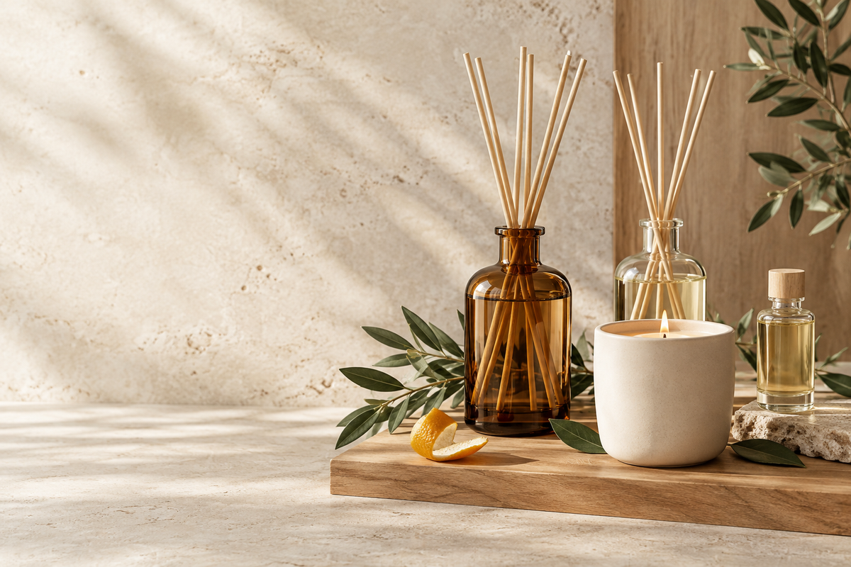 Difusores de varillas y recambios de ambientador para perfumar el hogar