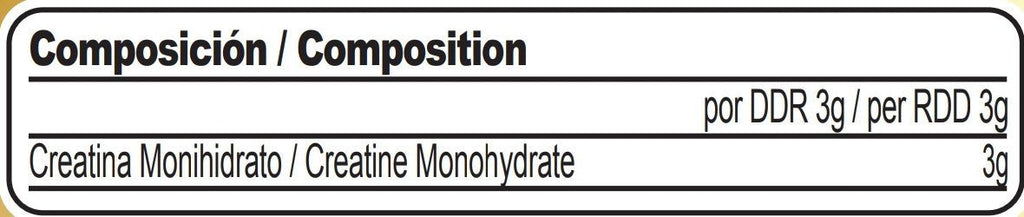 100% CREATINA MONOHIDRATO 200 MESH - Montber Professional Brand