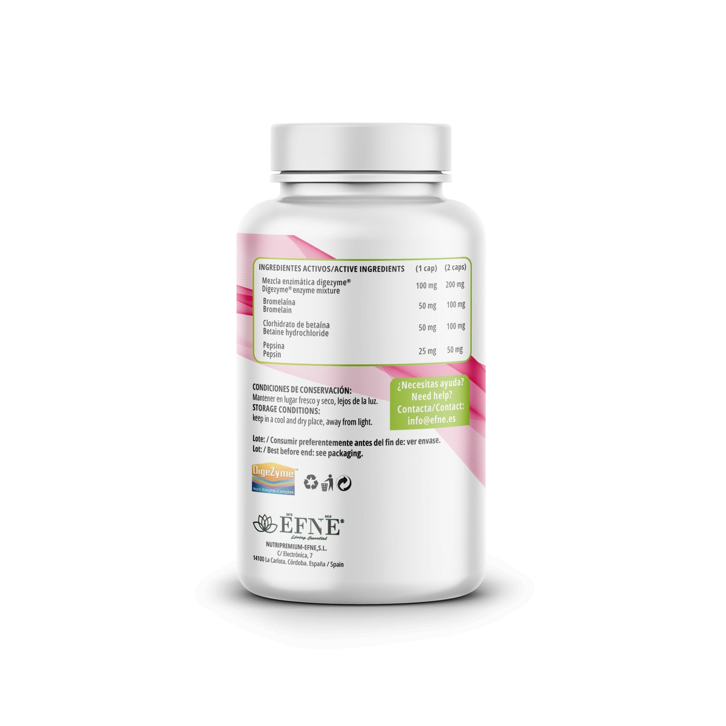 Enzimas Digestivas Naturales | EFNE – Fórmula Digestiva Avanzada