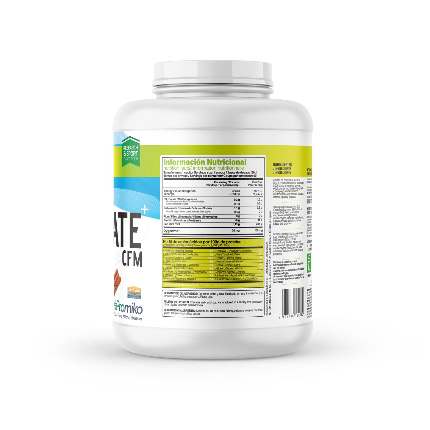 EFNE Isolate Protein Strawberry Cheesecake - 90% Premium Strawberry Flavored Protein