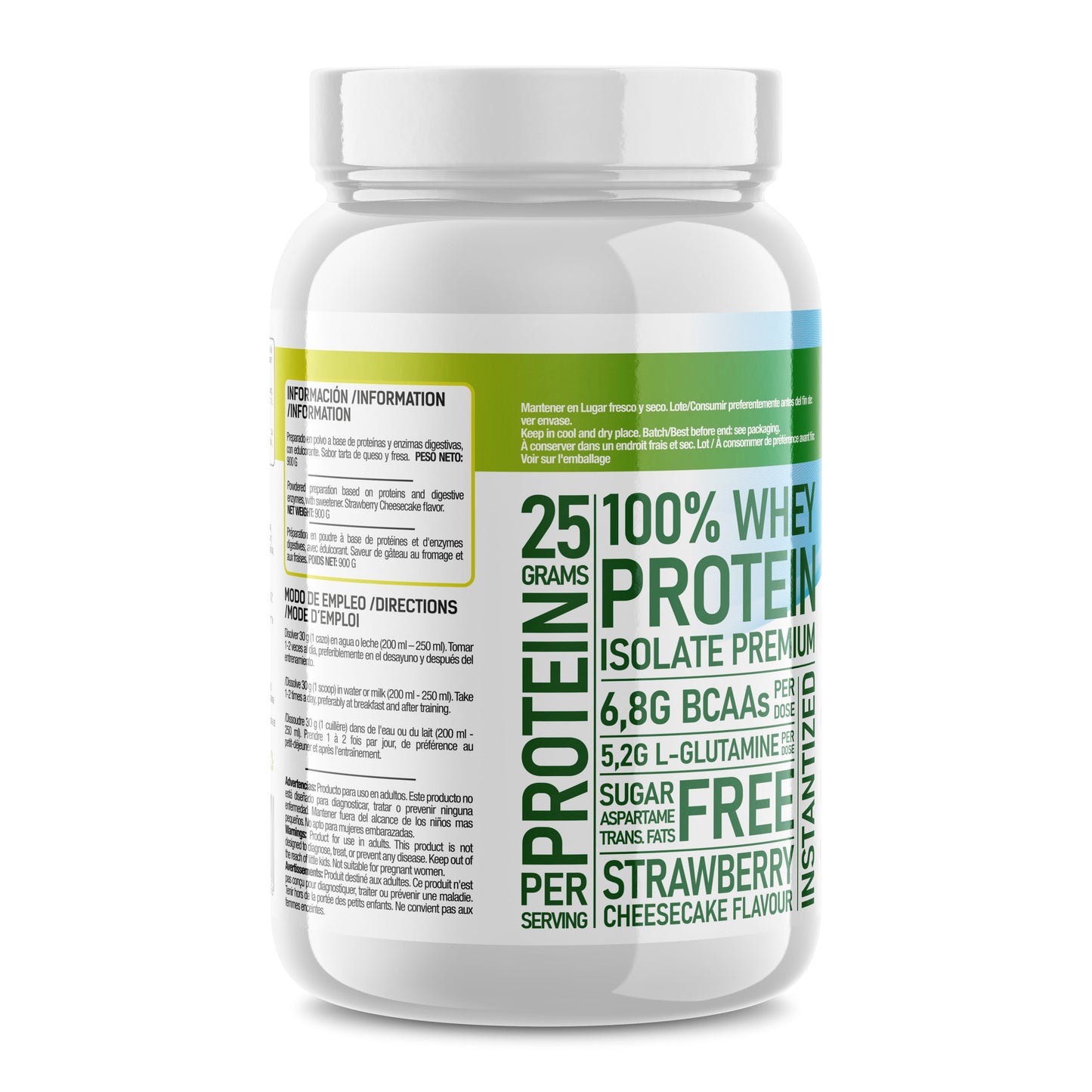 EFNE Isolate Protein Strawberry Cheesecake - 90% Premium Strawberry Flavored Protein