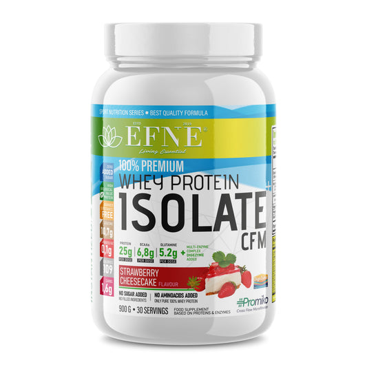 Proteina Isolate EFNE Strawberry Cheesecake - 90% Proteina Sabor Fresa Premium