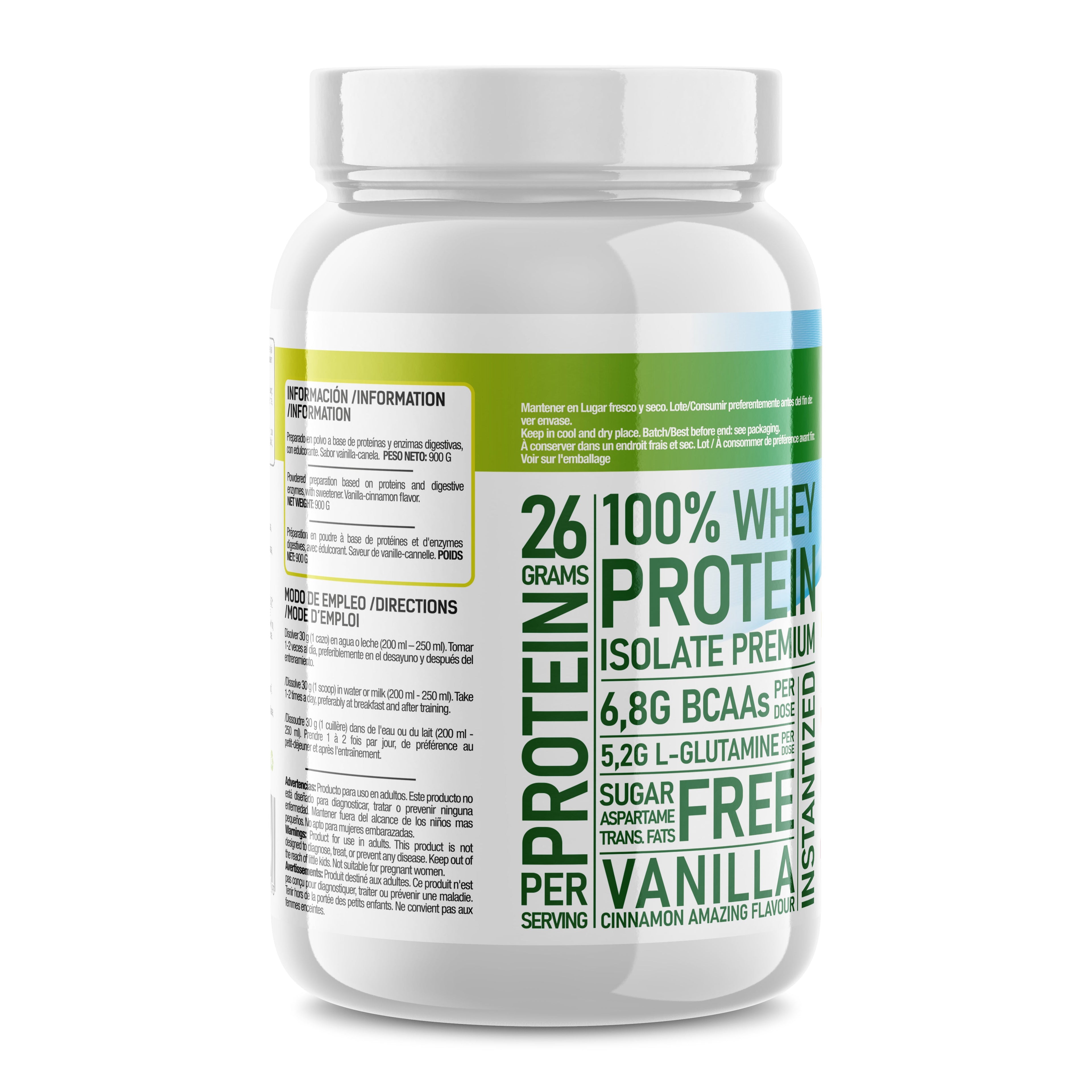 EFNE Protein Isolate – Vanilla Cinnamon Flavor 