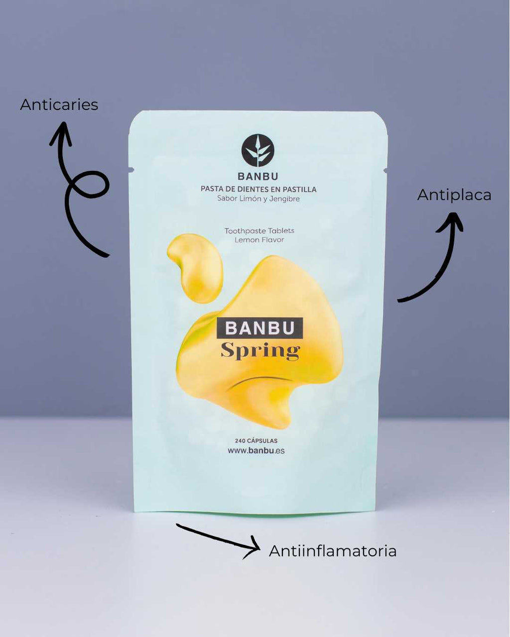 Refill Pasta de Dientes en Pastilla ECO SPRING - Montber Professional Brand