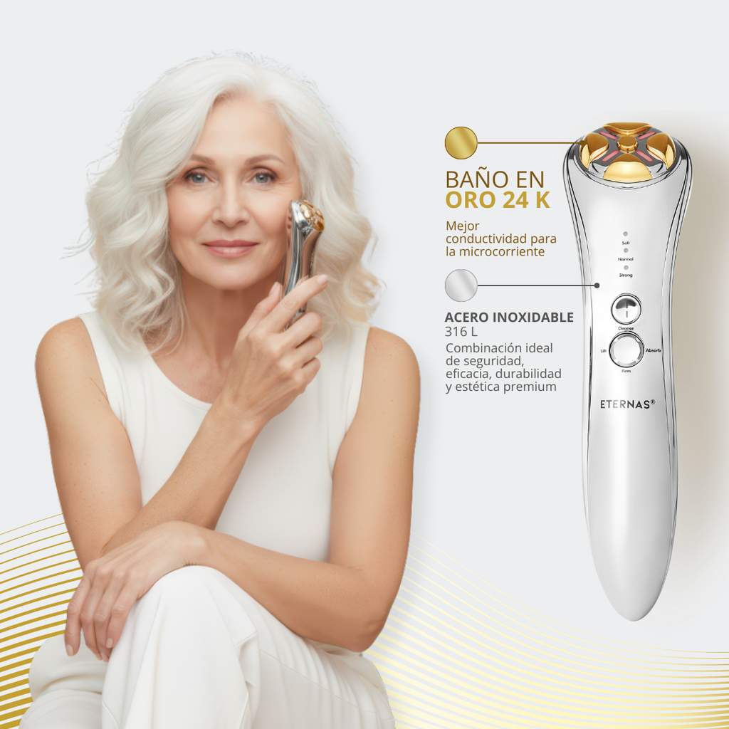RF Multifunción Oro 24K Antiedad & Lifting - Montber Professional Brand