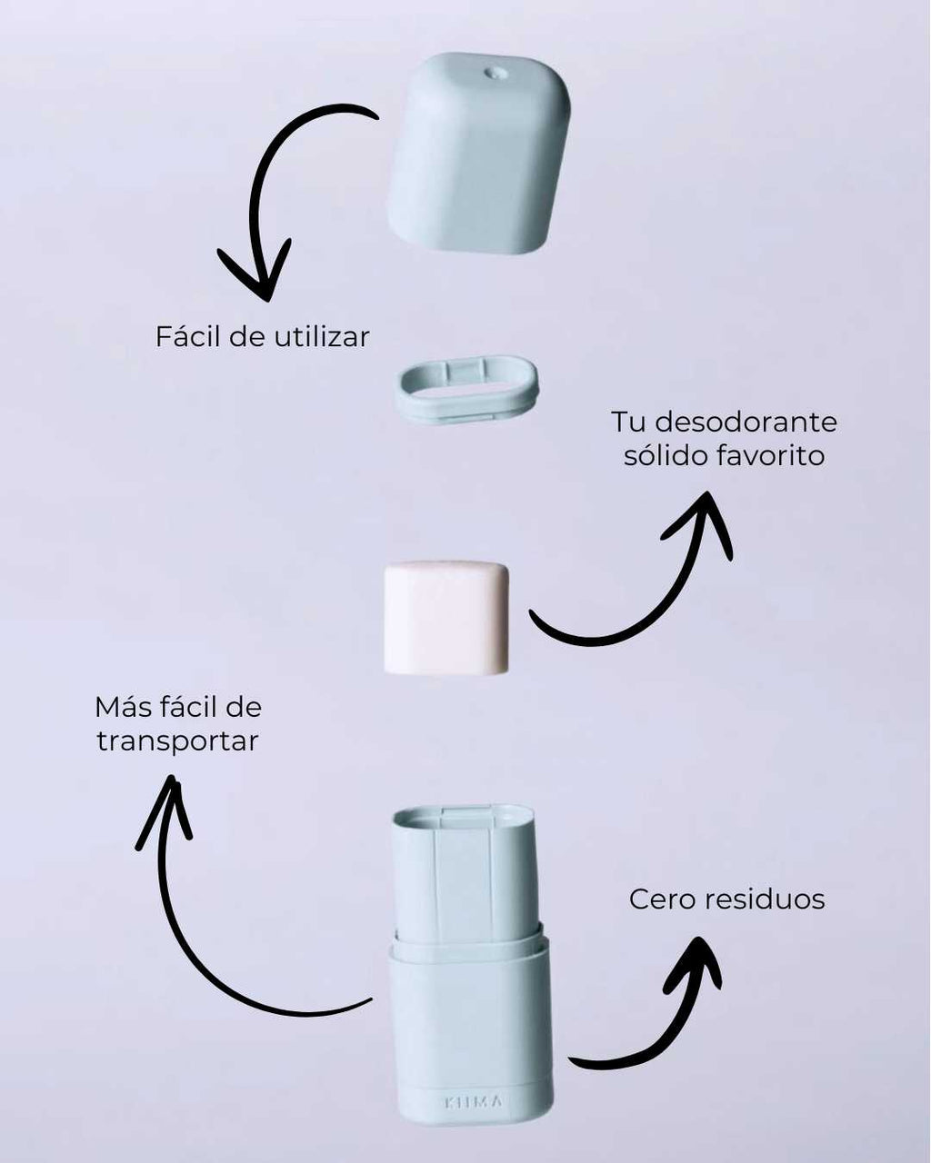 Aplicador + 1 Desodorante Sólido ECO - Montber Professional Brand