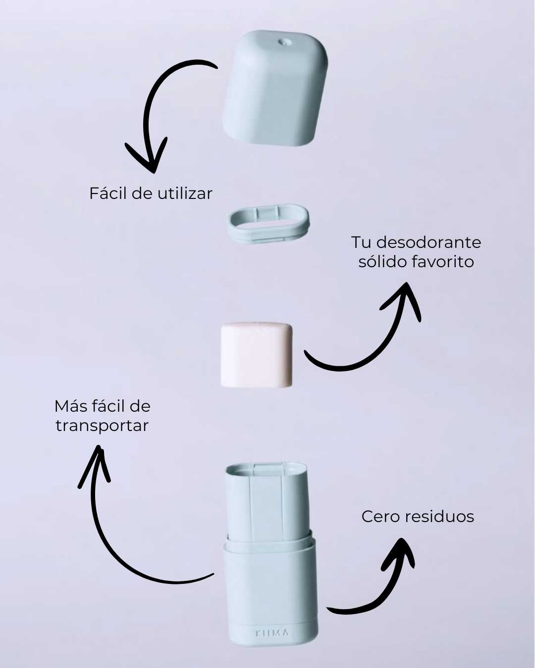 Aplicador + 1 Desodorante Sólido ECO - Montber Professional Brand