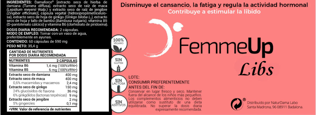 FemmeUp Libi2 – Female Vitality, Energy, and Libido