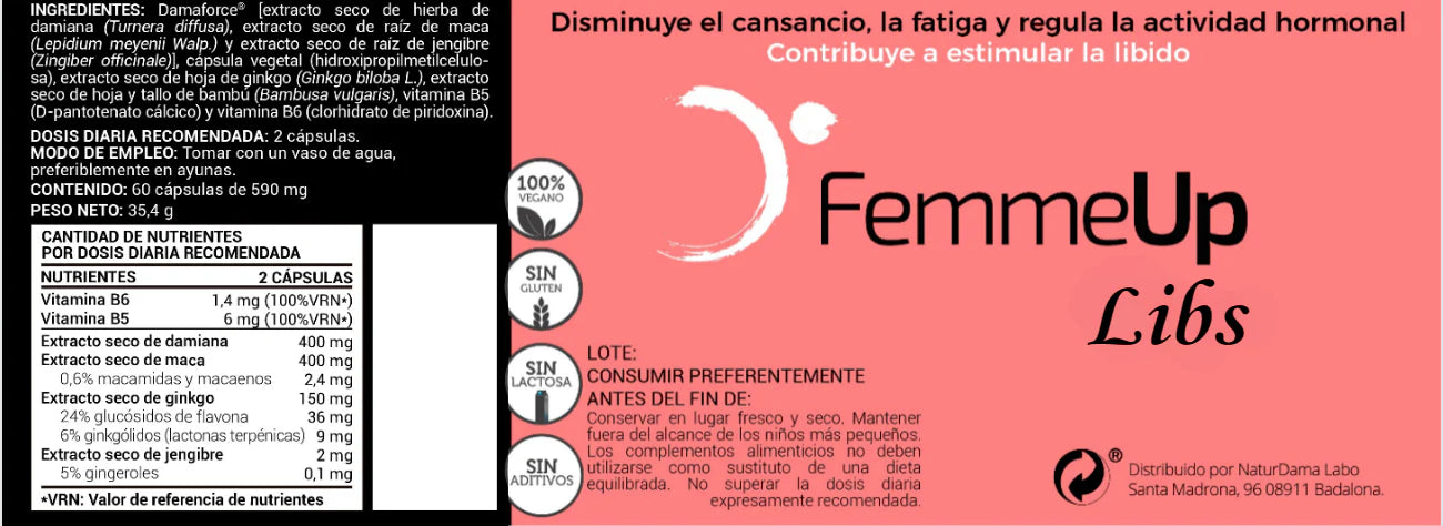 FemmeUp Libi2 – Female Vitality, Energy, and Libido