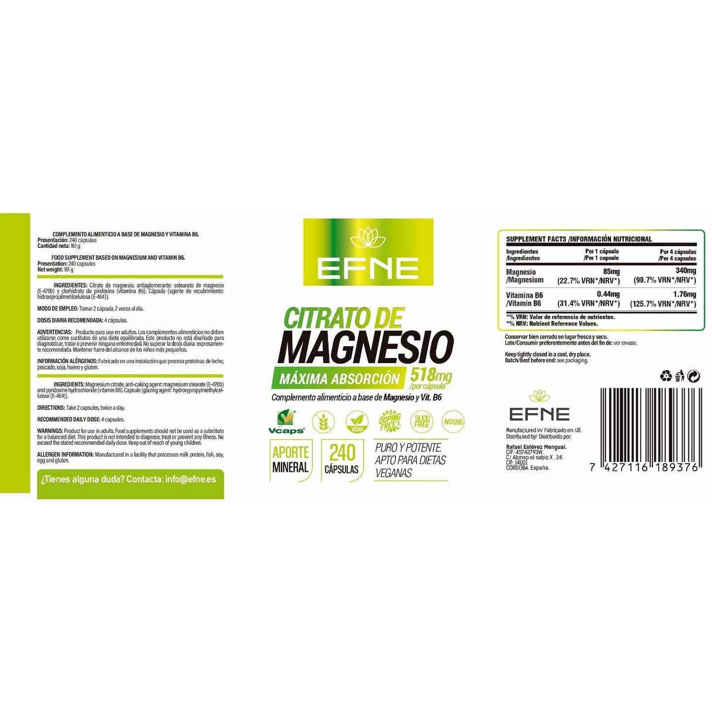 MAGNESIUM CITRATE (Heart Attack and Bones)