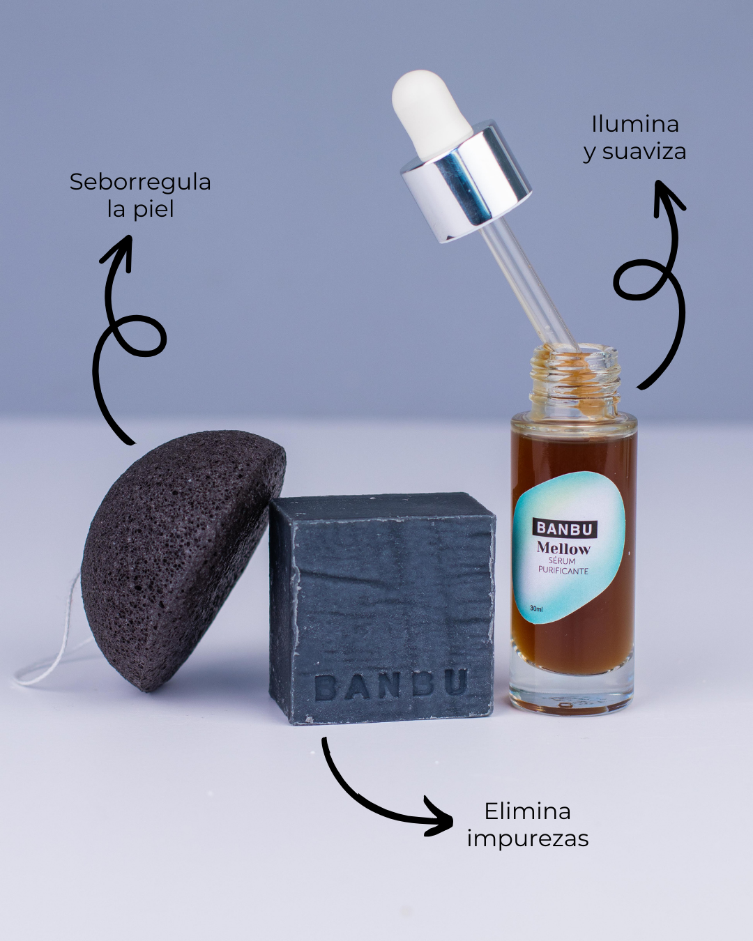 Pack rutina facial ECO para piel con tendencia acneica BANBU - imagen 2