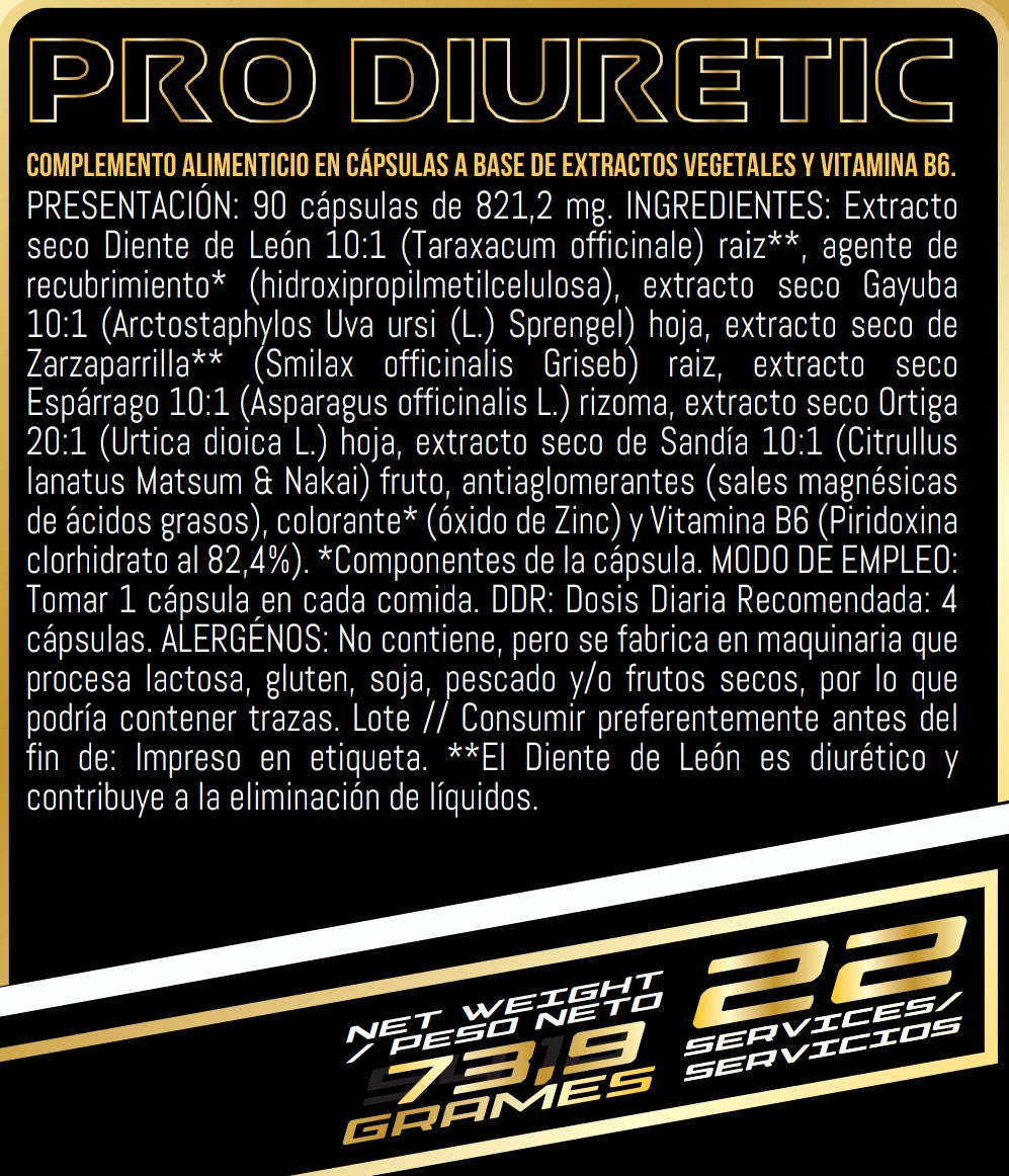 DIURÉTICO - Montber Professional Brand