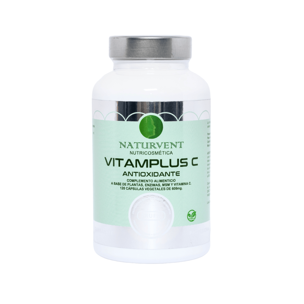 Vitamina C 600mg 120 cápsulas Naturvent suplemento inmune