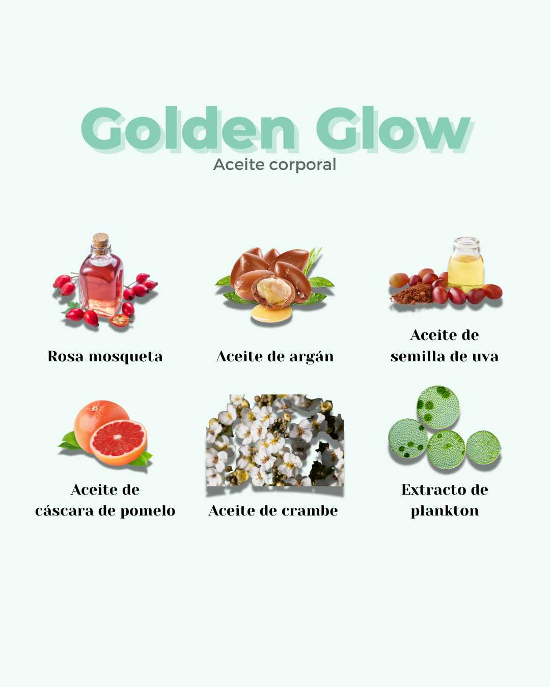 Aceite corporal Golden Glow - Montber Professional Brand