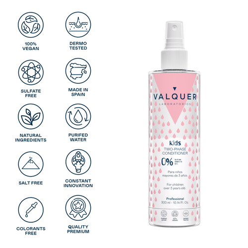 Acondicionador Bifásico Infantil (SIN Aclarado) - 300ml - Montber Professional Brand