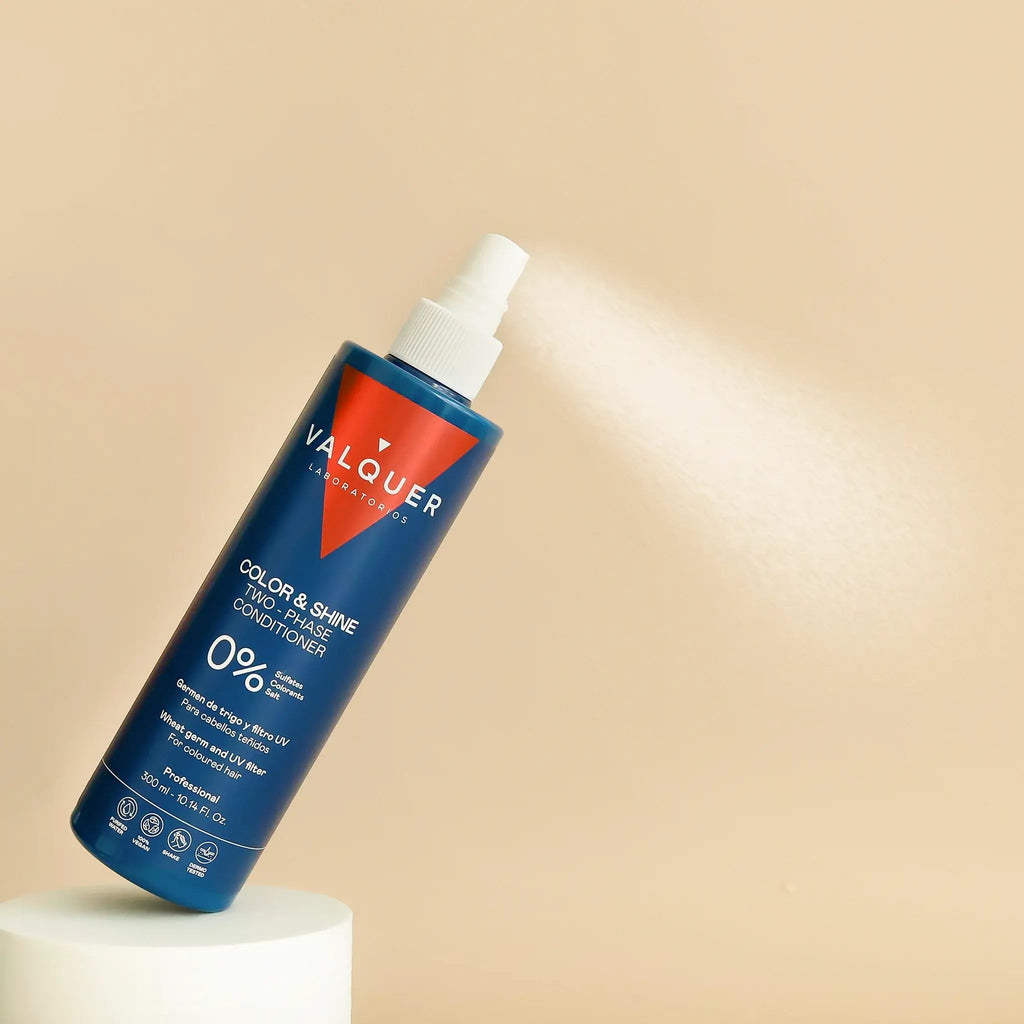 Acondicionador bifásico potenciador color y brillo para cabellos teñidos - 300 ml - Montber Professional Brand