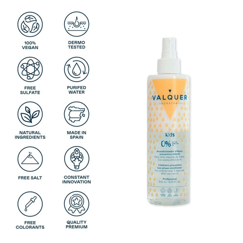 Acondicionador bifásico preventivo infantil - 300 ml - Montber Professional Brand