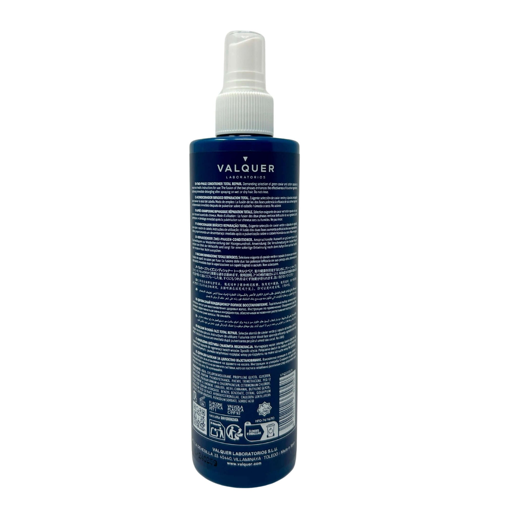 Acondicionador bifásico reparación total para cabellos dañados - 300 ml - Montber Professional Brand