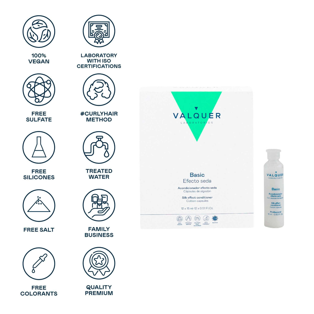 Acondicionador capilar efecto seda - 12x15 ml - Montber Professional Brand