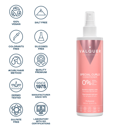 Acondicionador rizos apto para Método Curly (Sin Aclarado). Leave in - 300ml - Montber Professional Brand