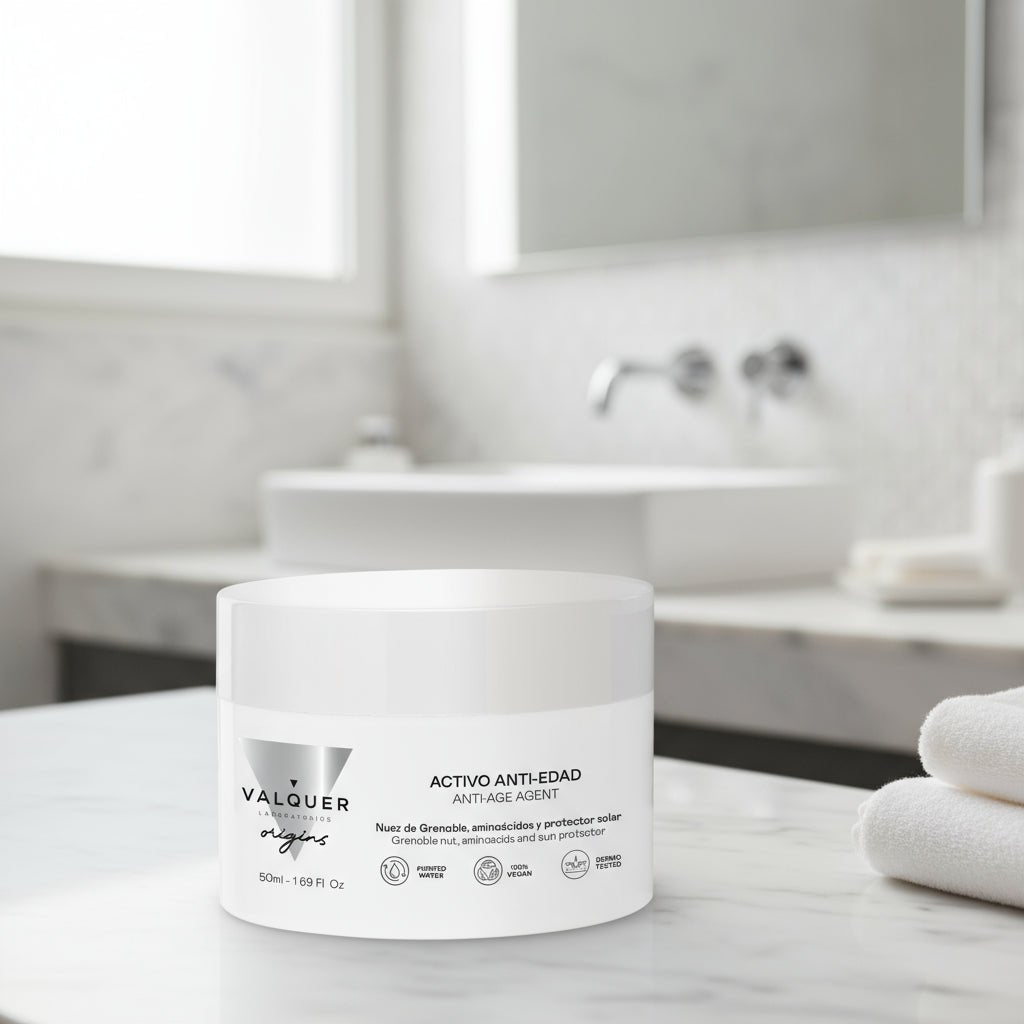 Activo Facial Anti - Edad – Protección, Firmeza y Nutrición con Nuez de Grenoble - Montber Professional Brand