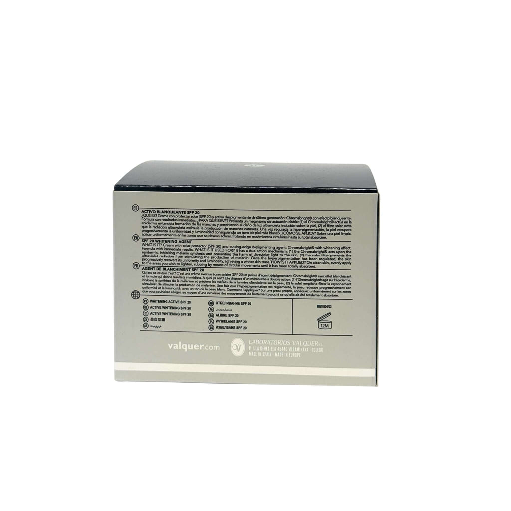 Activo facial blanqueante SPF 20 - 200 ml - Montber Professional Brand