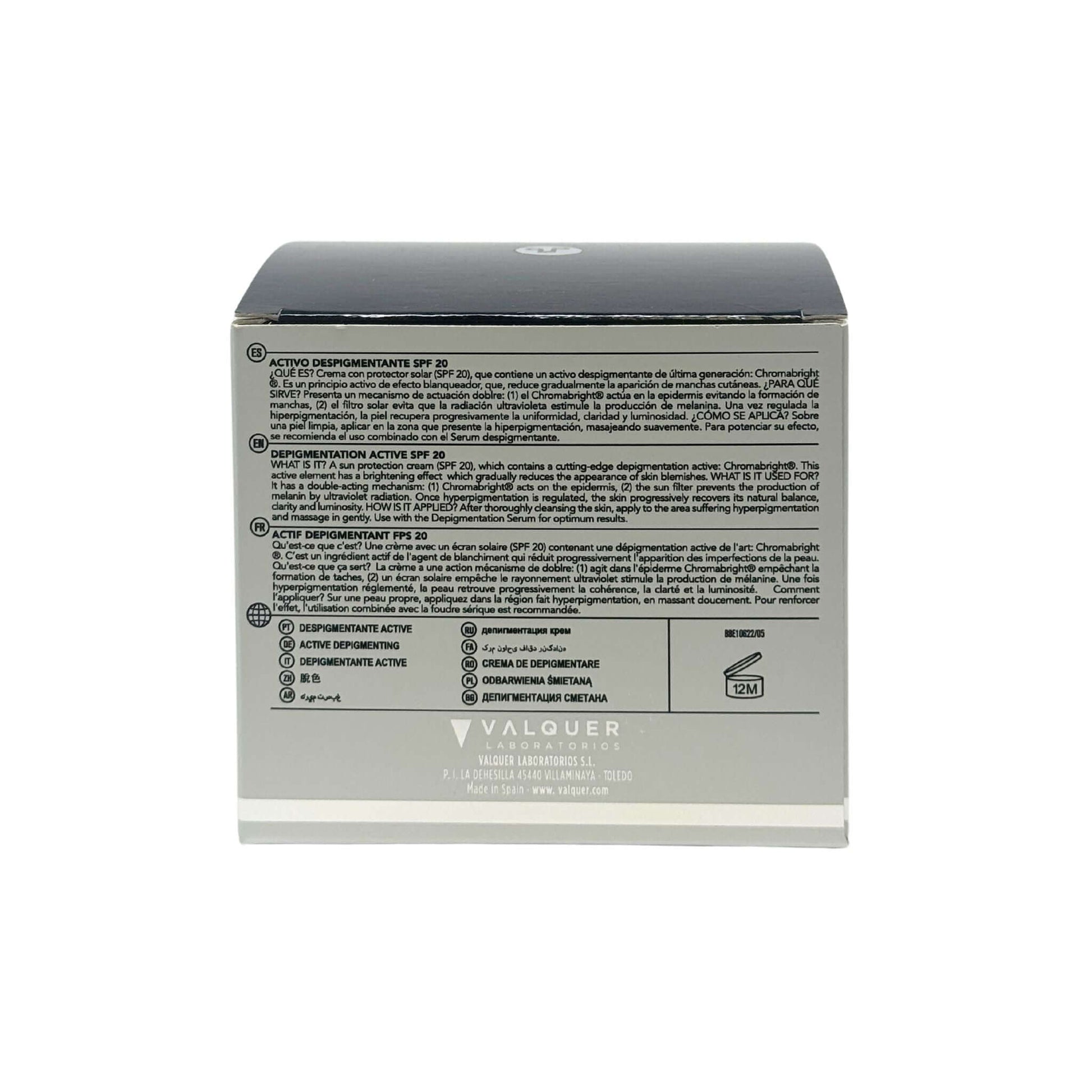 Activo facial despigmentante SPF 20 - 50 ml - Montber Professional Brand