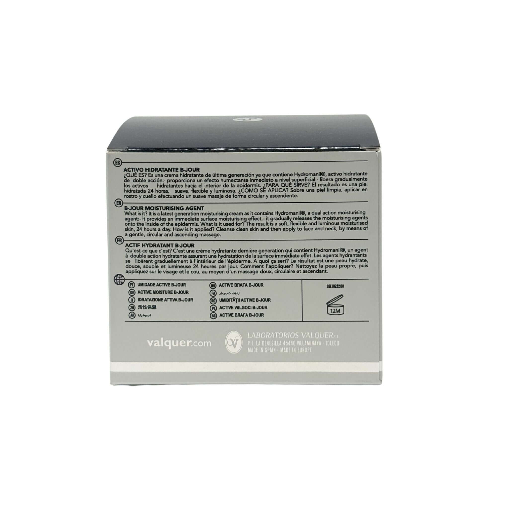 Activo facial hidratante B - Jour - Montber Professional Brand