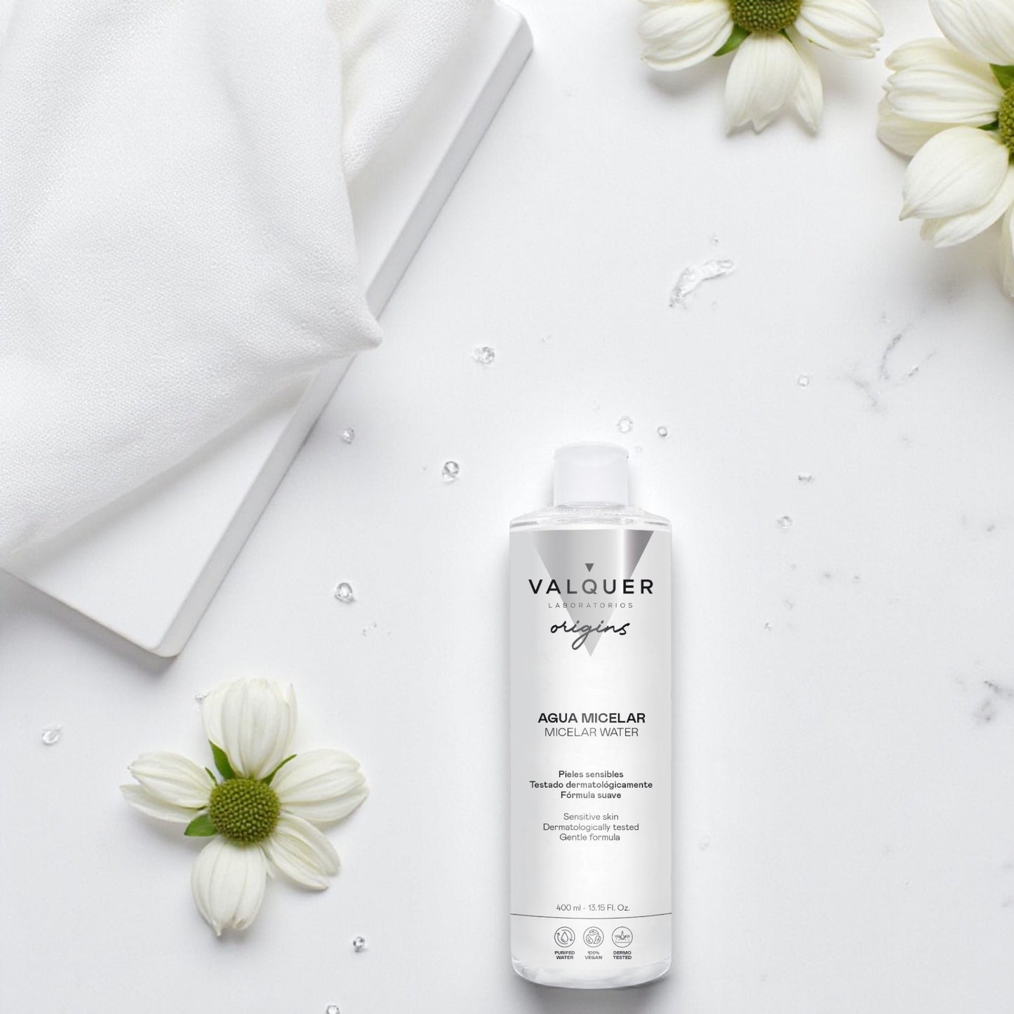 Agua Micelar para Pieles sensibles - Limpieza Suave y Eficaz Sin Perfume - 400 ml - Montber Professional Brand