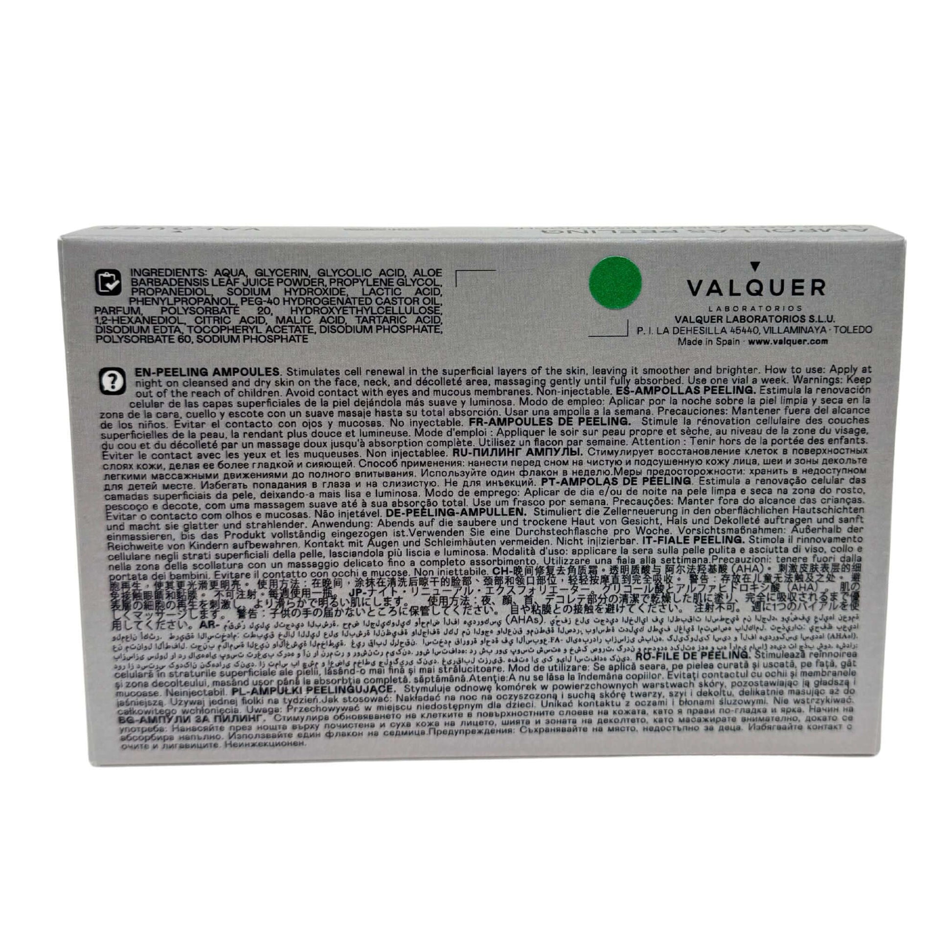 Ampollas peeling - 5 x 2 ml - Montber Professional Brand