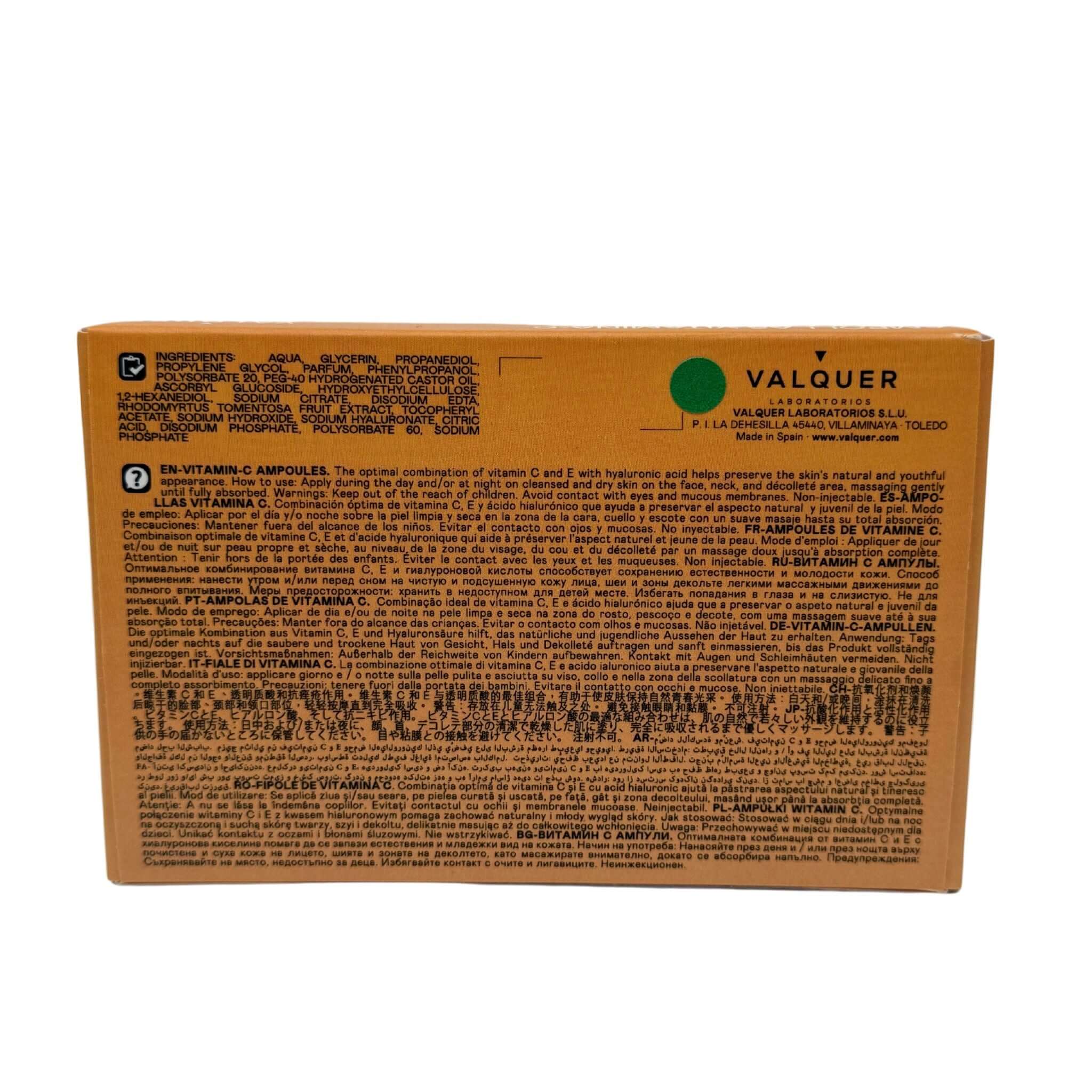 Ampollas Vitamina C - 5 x 2 ml - Montber Professional Brand