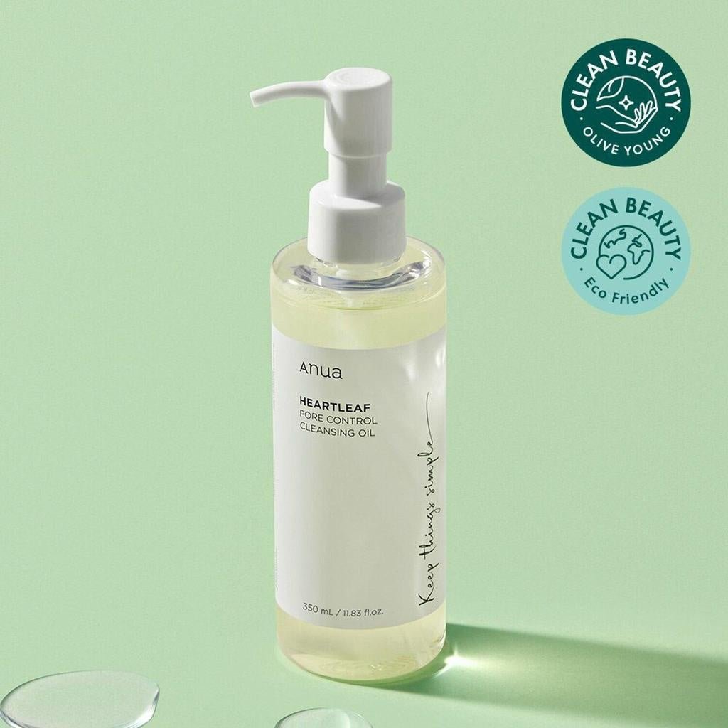Anua Heartleaf Aceite Desmaquillante y Limpiador de Poros | Limpieza Suave para Piel Sensible – Cosmética Coreana K - Beauty (200ml) - Montber Professional Brand