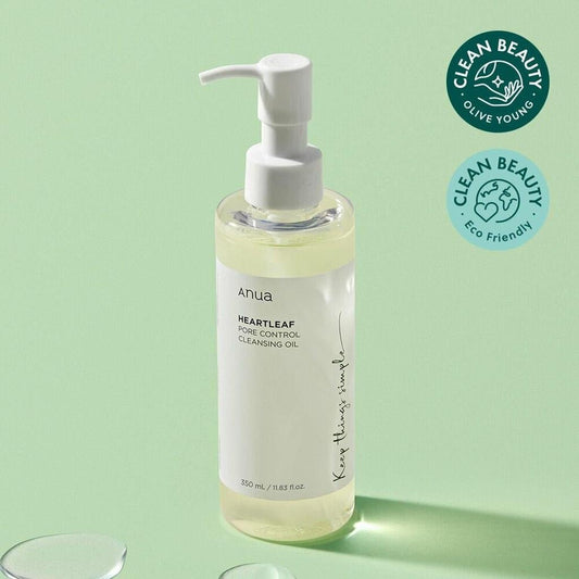Anua Heartleaf Aceite Desmaquillante y Limpiador de Poros | Limpieza Suave para Piel Sensible – Cosmética Coreana K - Beauty (200ml) - Montber Professional Brand