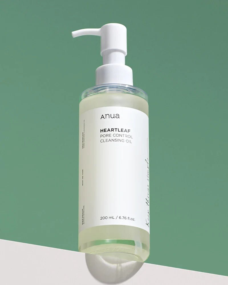 Anua Heartleaf Aceite Desmaquillante y Limpiador de Poros | Limpieza Suave para Piel Sensible – Cosmética Coreana K - Beauty (200ml) - Montber Professional Brand