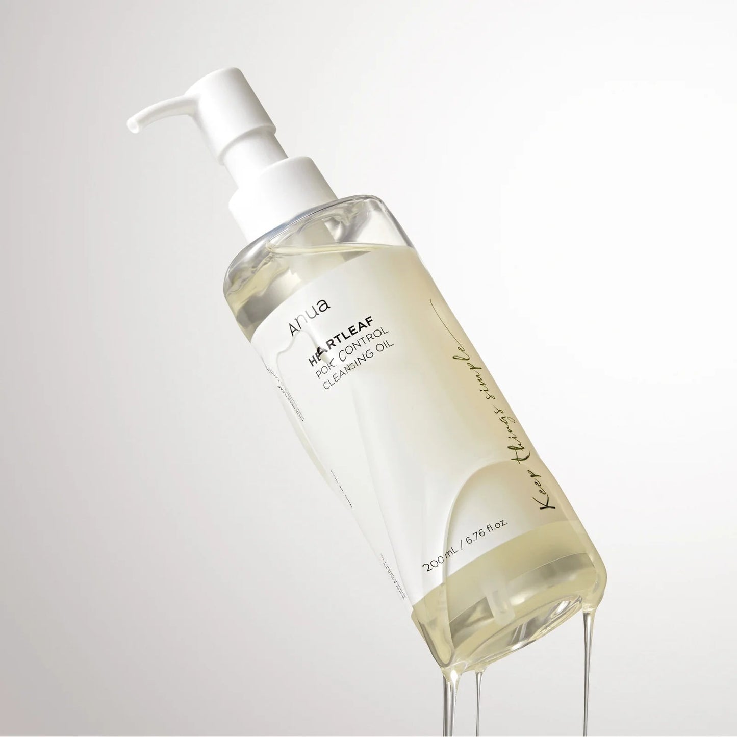 Anua Heartleaf Aceite Desmaquillante y Limpiador de Poros | Limpieza Suave para Piel Sensible – Cosmética Coreana K - Beauty (200ml) - Montber Professional Brand