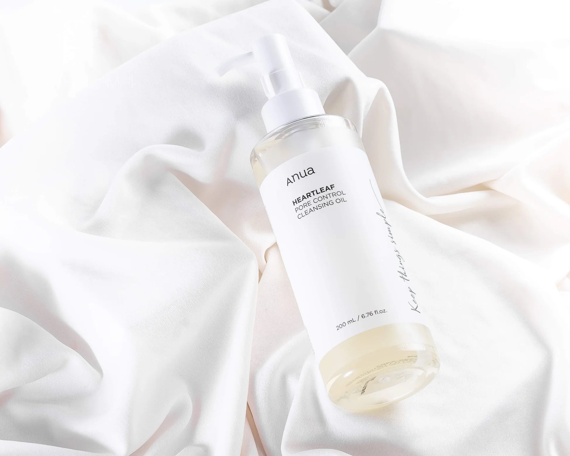 Anua Heartleaf Aceite Desmaquillante y Limpiador de Poros | Limpieza Suave para Piel Sensible – Cosmética Coreana K - Beauty (200ml) - Montber Professional Brand