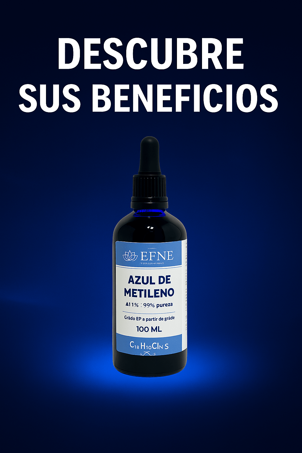 Azul de Metileno EFNE grado farmacéutico. Suplemento Noortrópico