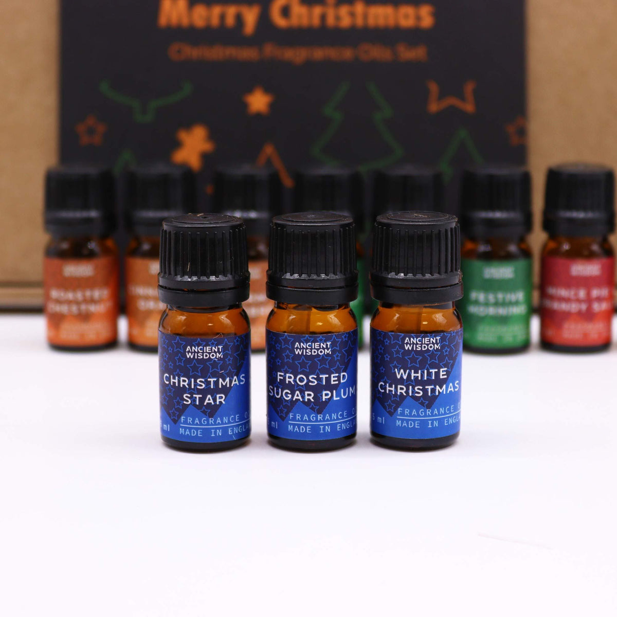 Set de 12 aceites de fragancia navideños Festive Delights, foto 2