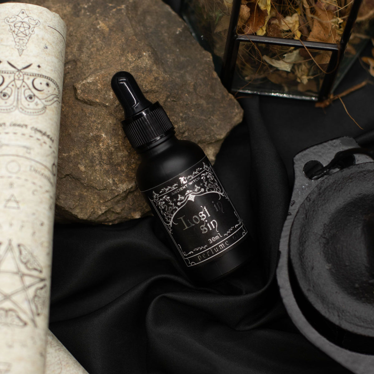 Aceite perfumado de bruja ancestral - Perdido en el pecado