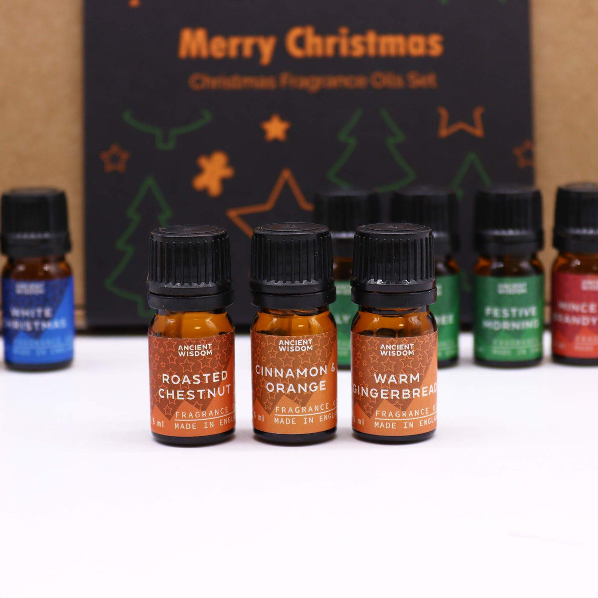 Set de 12 aceites de fragancia navideños Festive Delights, foto 3