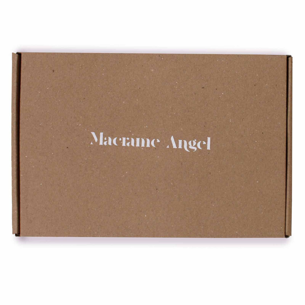 Ángel de macramé en caja de regalo - Armonía