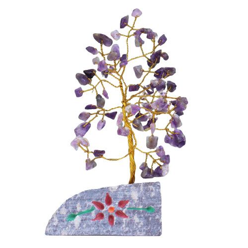 Árbol de gemas indio de amatista con 80 piedras, foto 2