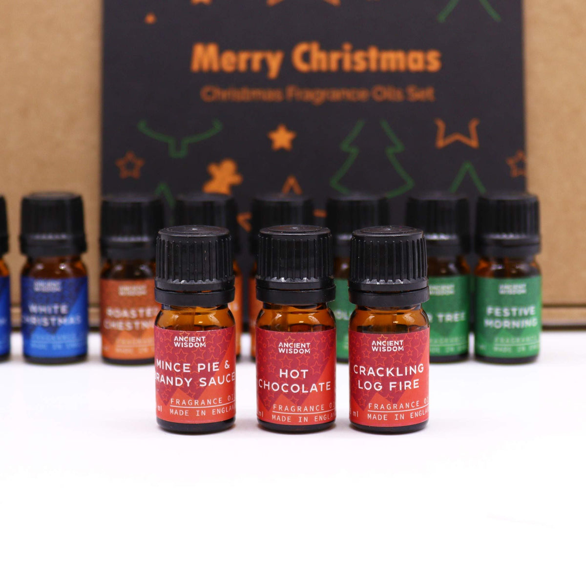 Set de 12 aceites de fragancia navideños Festive Delights, foto 5