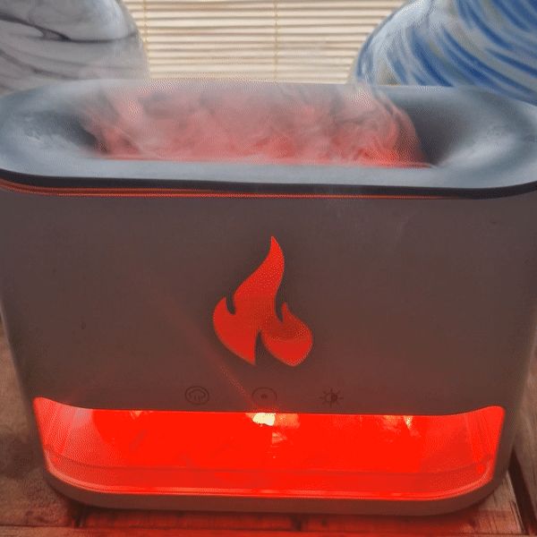 Difusor de aromas Blaze con efecto llama y sal del Himalaya, foto 5