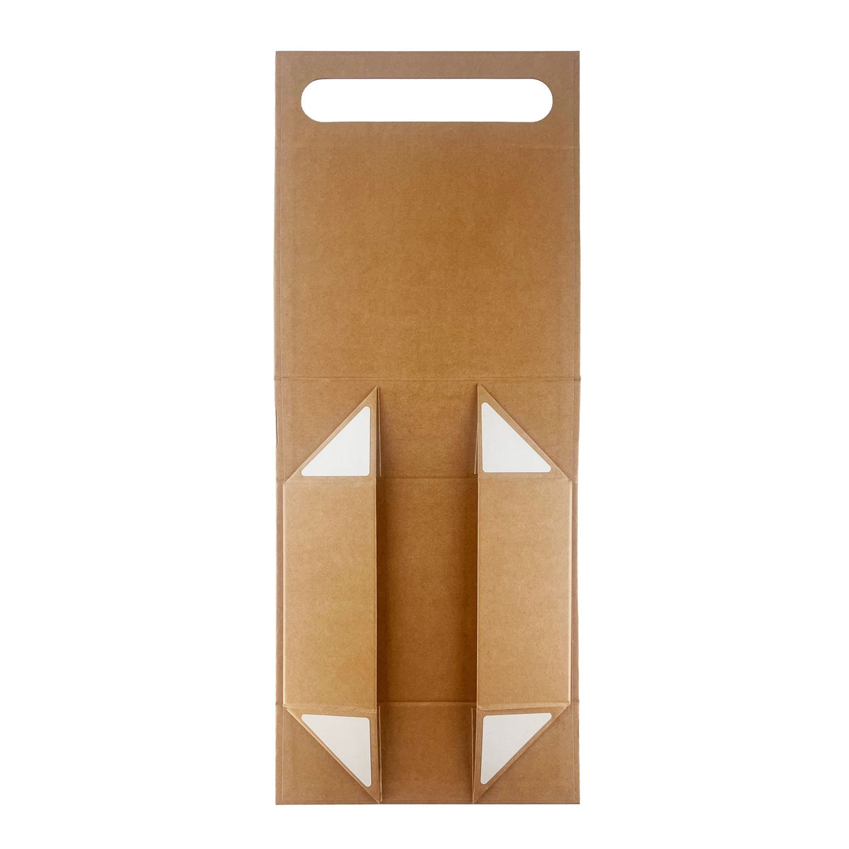 Caja cesta de regalo plegable - Kraft 24 x 18,2 x 8 cm