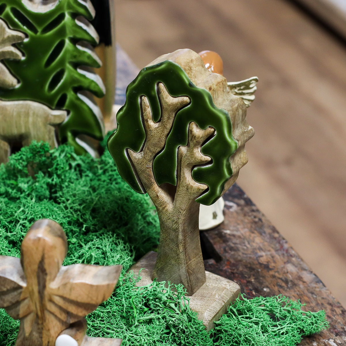 Decoración de madera 3D - Árbol 20 x 10 cm
