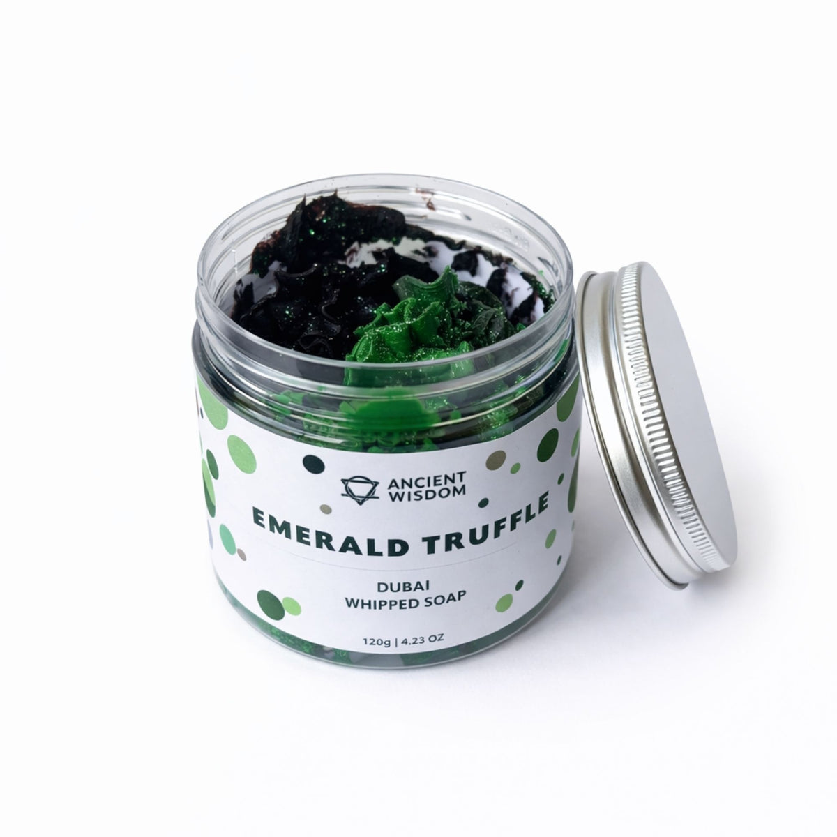 Jabón batido Trufa Esmeralda de Dubái de 120 g, foto 2