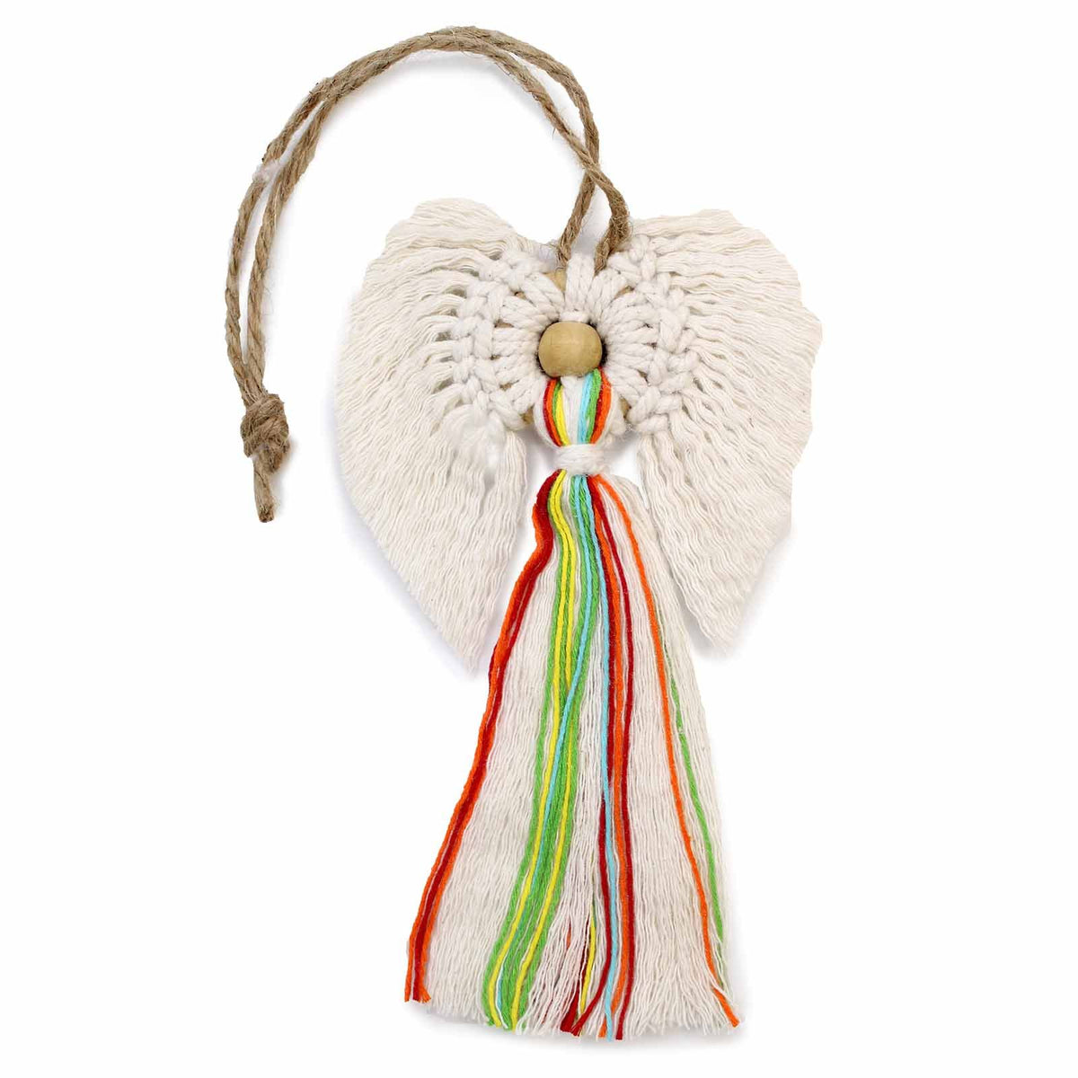 Ángel de macramé en caja de regalo - Armonía